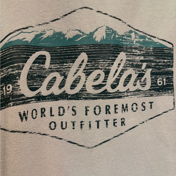 Cabela's grey Sweatshirt Hoodie Casual Wear - Picture 2 of 4